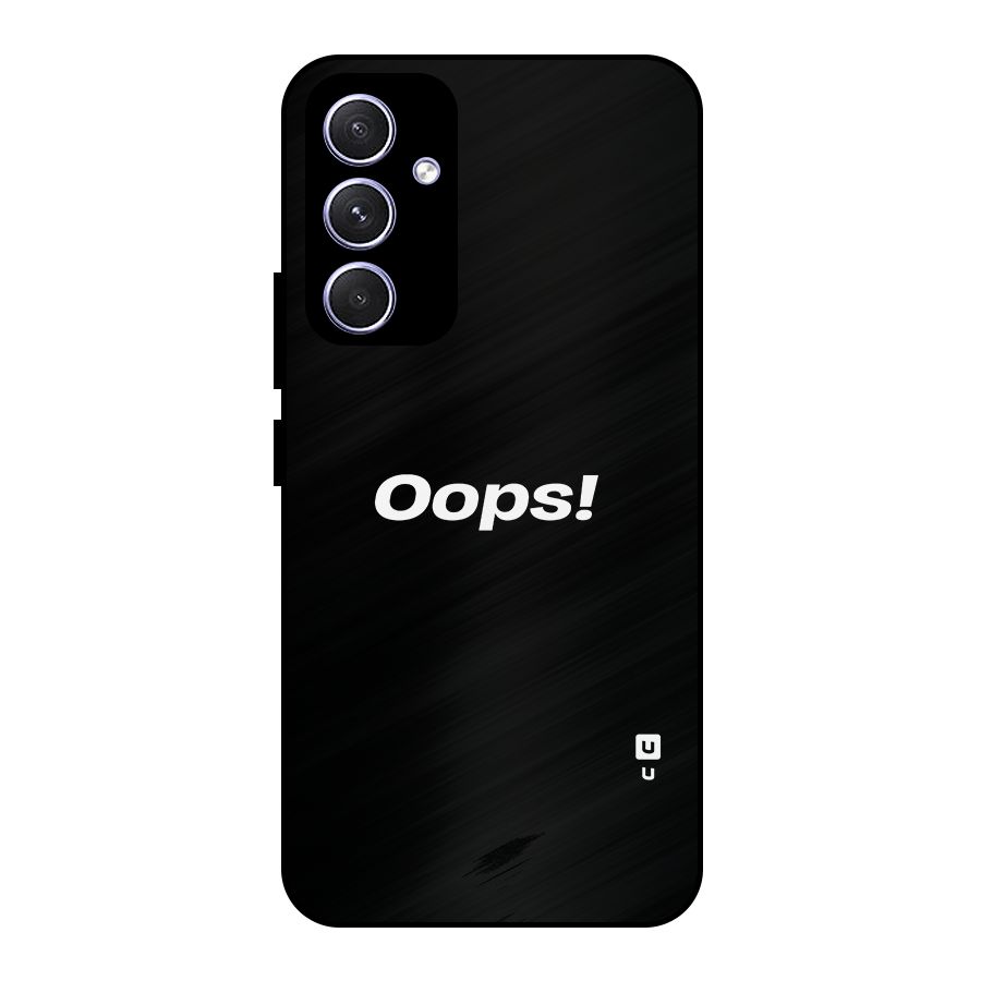 Just Oops Metal Back Case for Galaxy A54