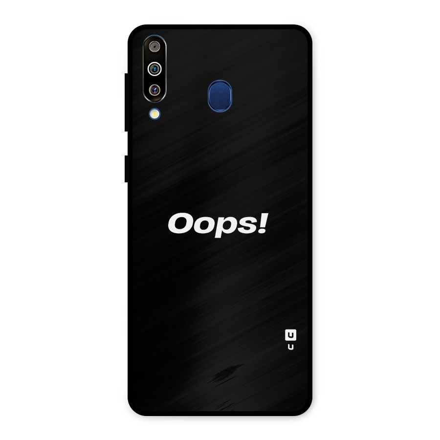 Just Oops Metal Back Case for Galaxy M30