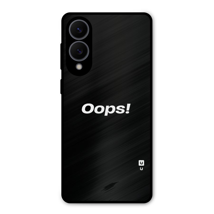 Just Oops Metal Back Case for Galaxy S25 Edge