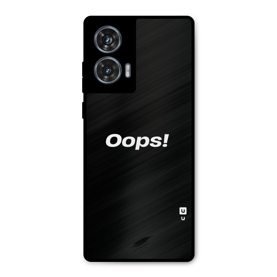 Just Oops Metal Back Case for Motorola G96