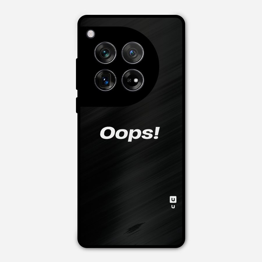 Just Oops Metal Back Case for OnePlus 12