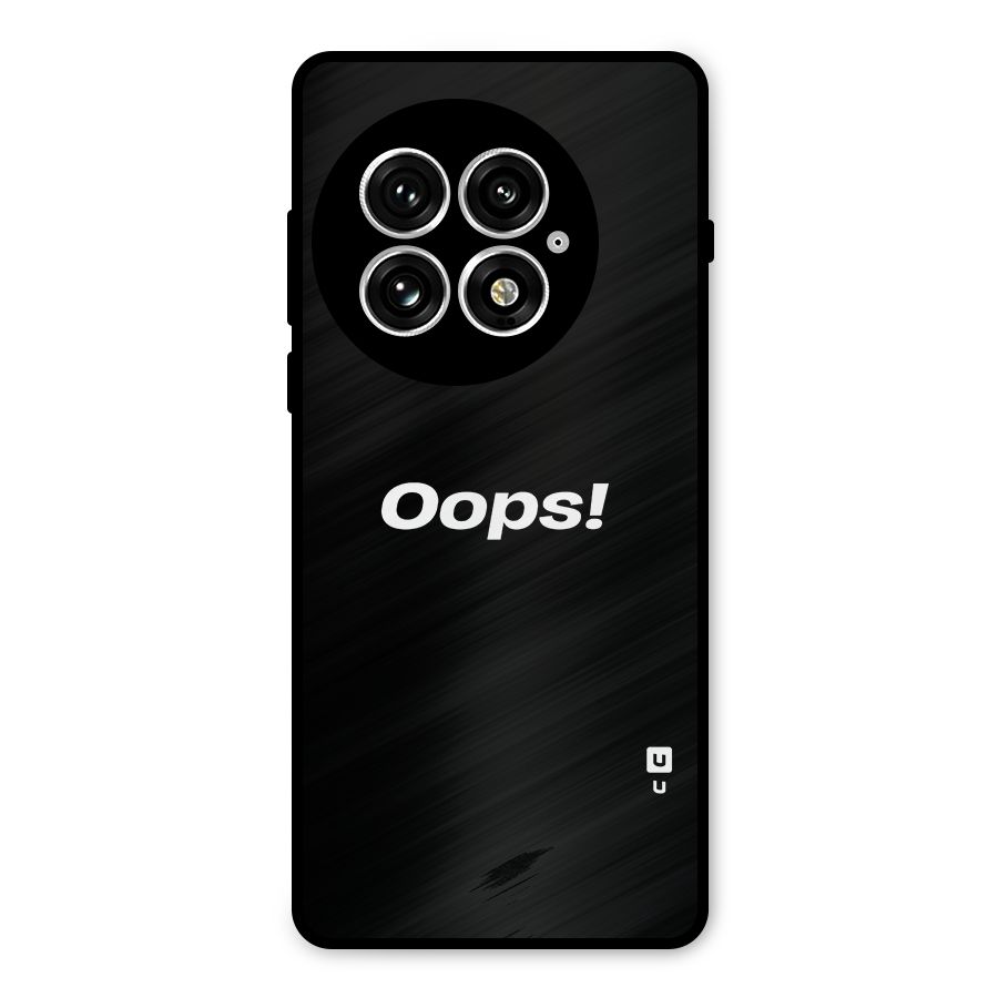 Just Oops Metal Back Case for OnePlus 13