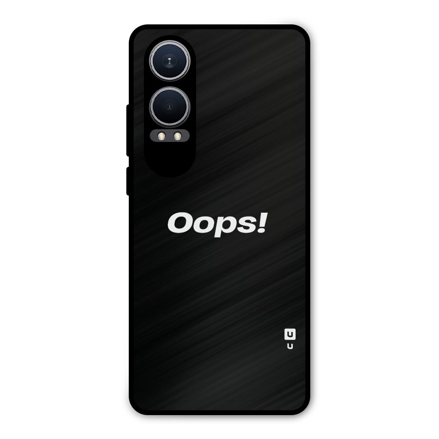 Just Oops Metal Back Case for OnePlus Nord CE4 Lite
