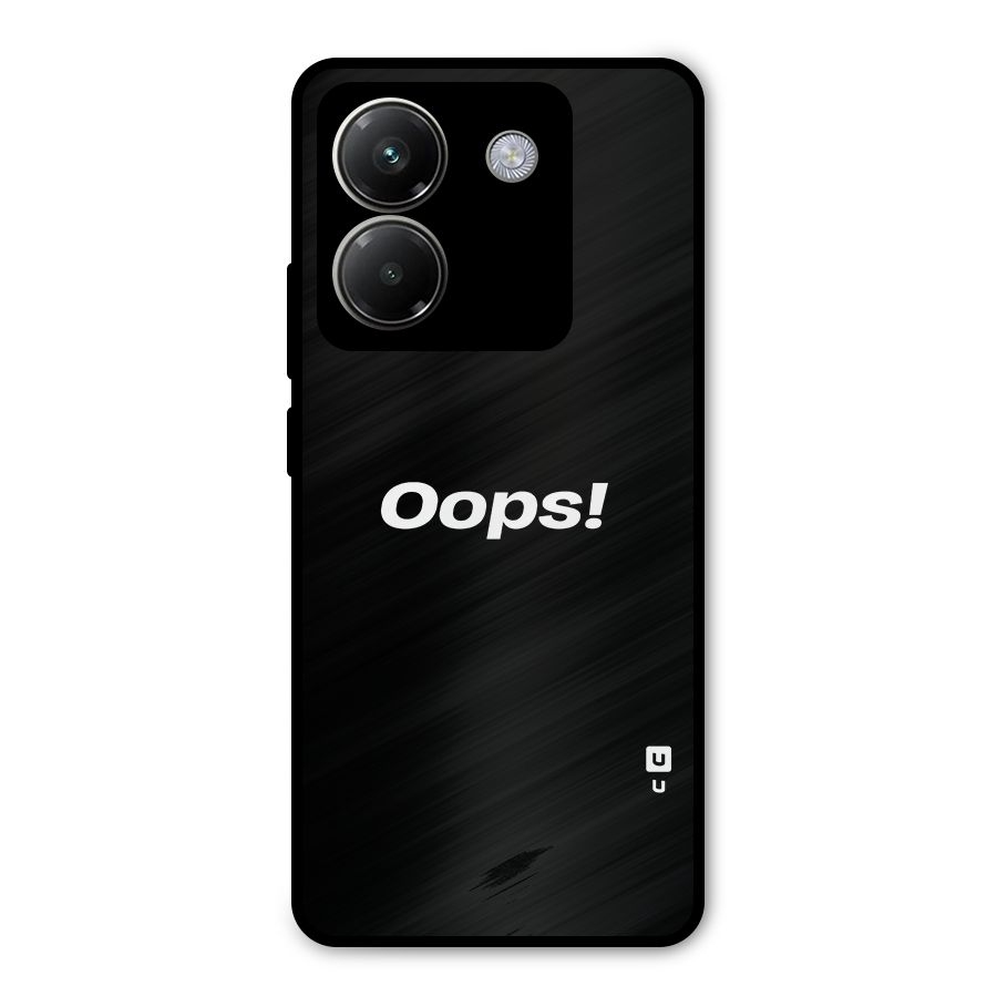 Just Oops Metal Back Case for Poco M7 Pro 5G