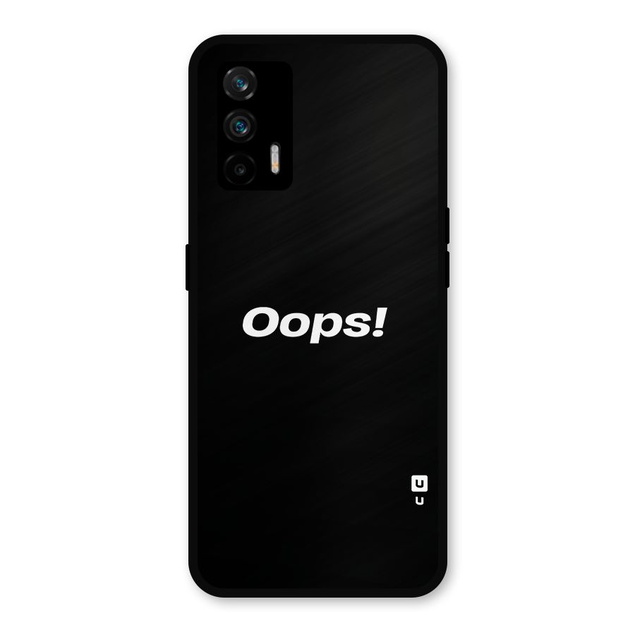 Just Oops Metal Back Case for Realme GT 5G