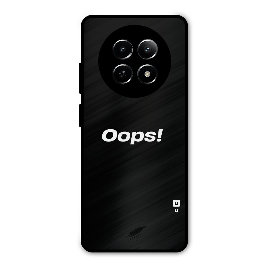 Just Oops Metal Back Case for Realme Narzo 70x 5G