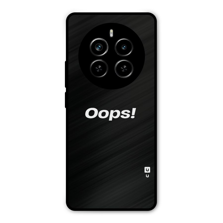 Just Oops Metal Back Case for Realme P1 Pro