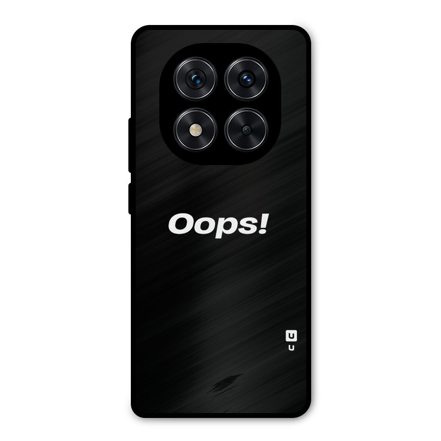 Just Oops Metal Back Case for Redmi Note 14 Pro 5G