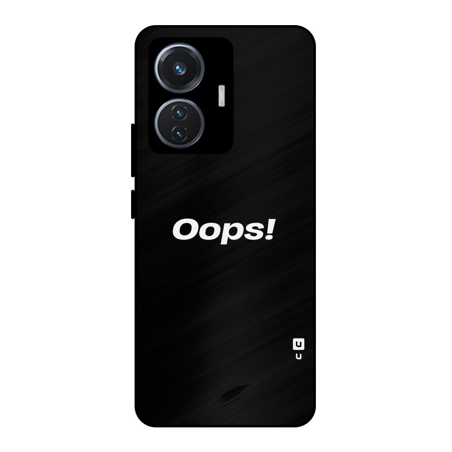 Just Oops Metal Back Case for Vivo T1 44W