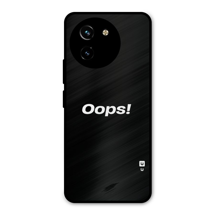 Just Oops Metal Back Case for Vivo T3x