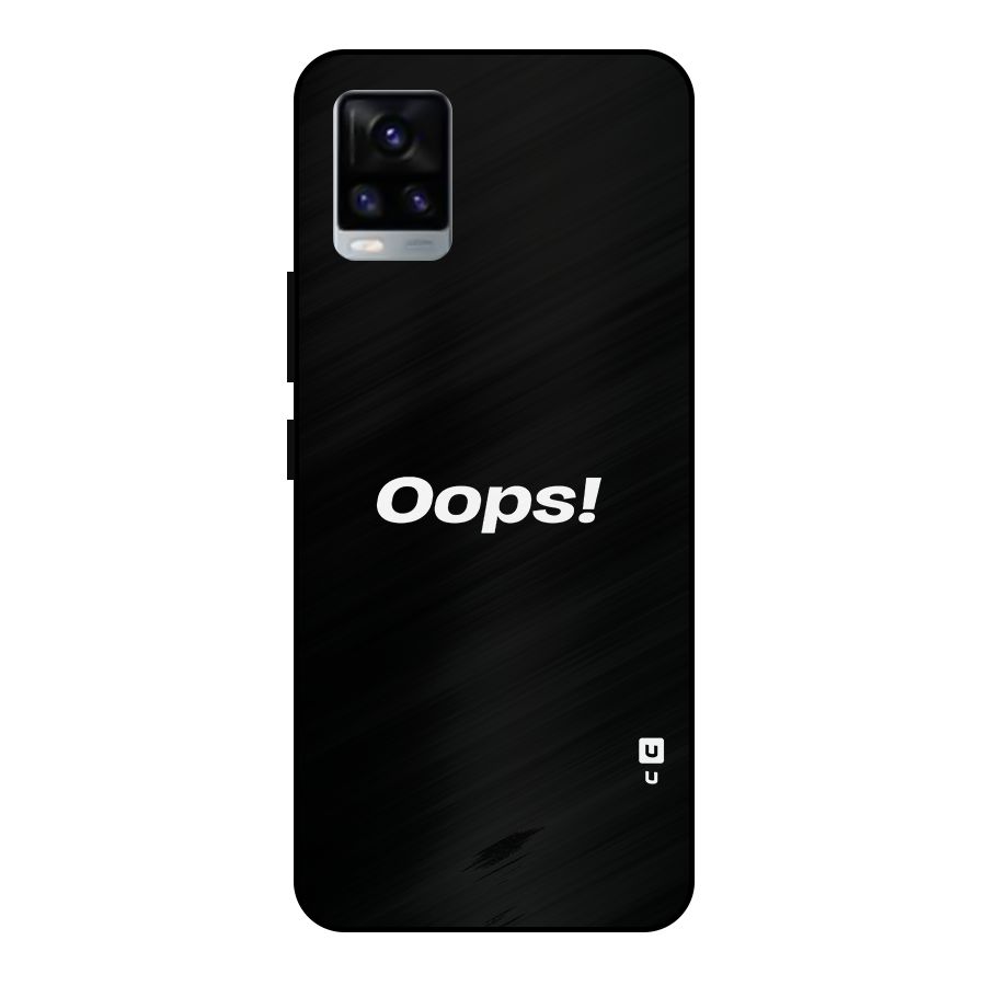 Just Oops Metal Back Case for Vivo V20 2021