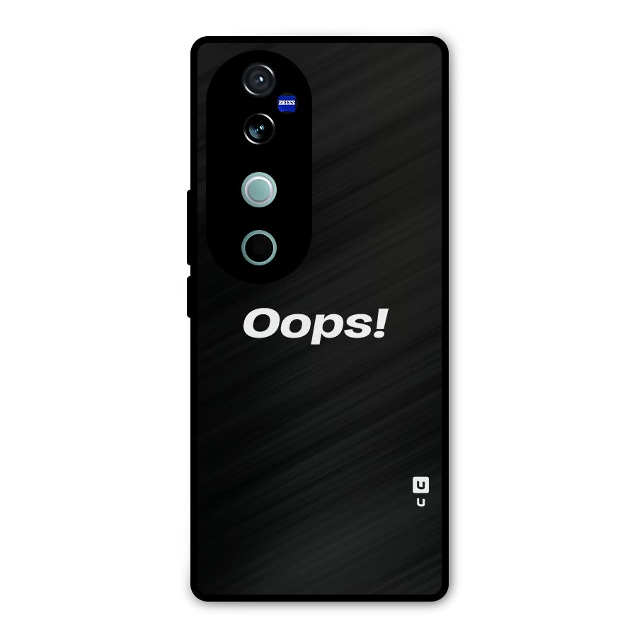 Just Oops Metal Back Case for Vivo V40