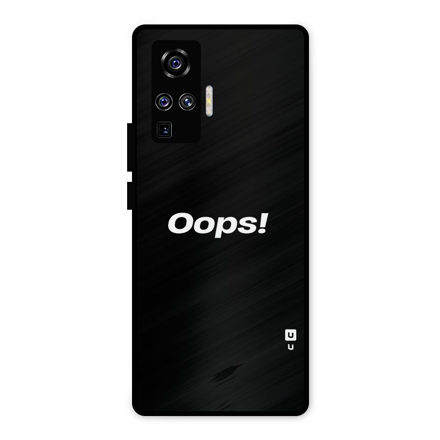 Just Oops Metal Back Case for Vivo X50 Pro