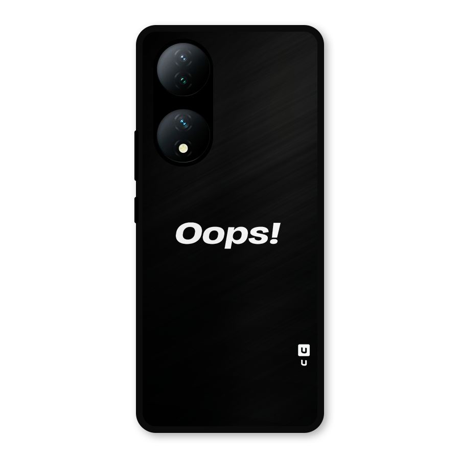 Just Oops Metal Back Case for Vivo Y100a