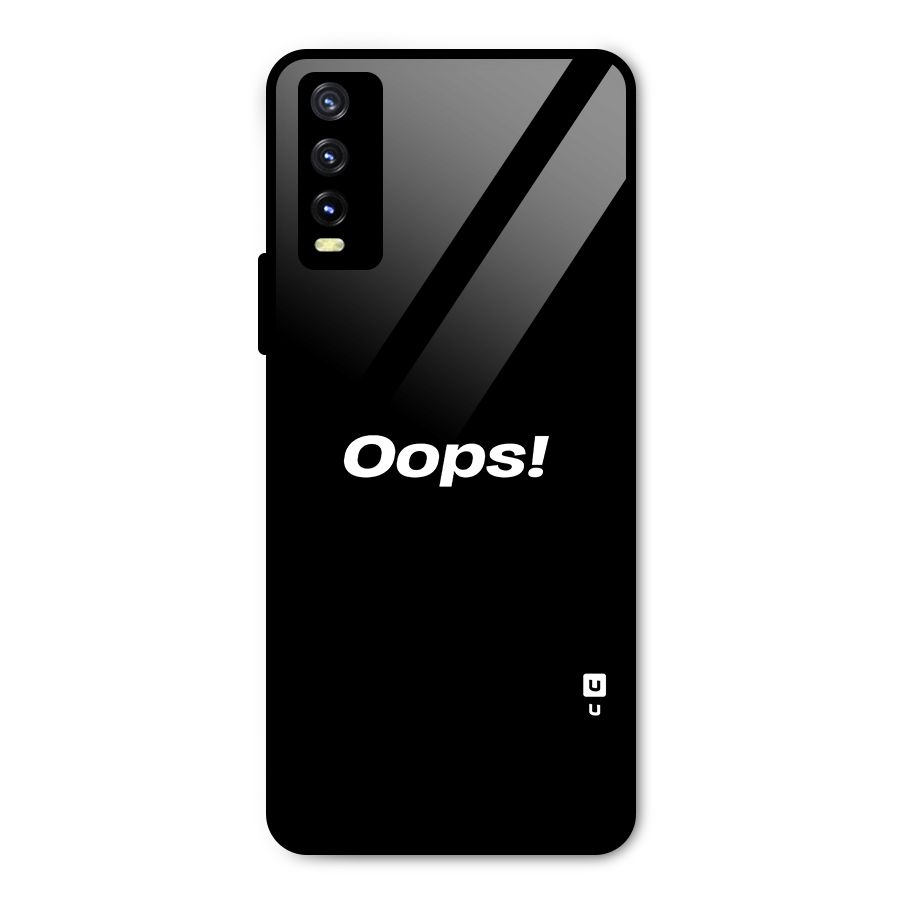 Just Oops Metal Back Case for Vivo Y20 2021