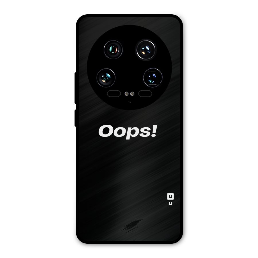 Just Oops Metal Back Case for Xiaomi 14 Ultra