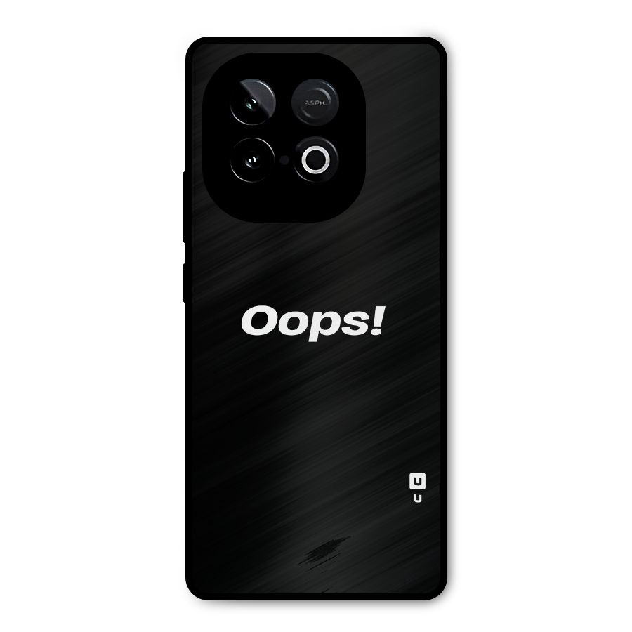 Just Oops Metal Back Case for iQOO Neo 10