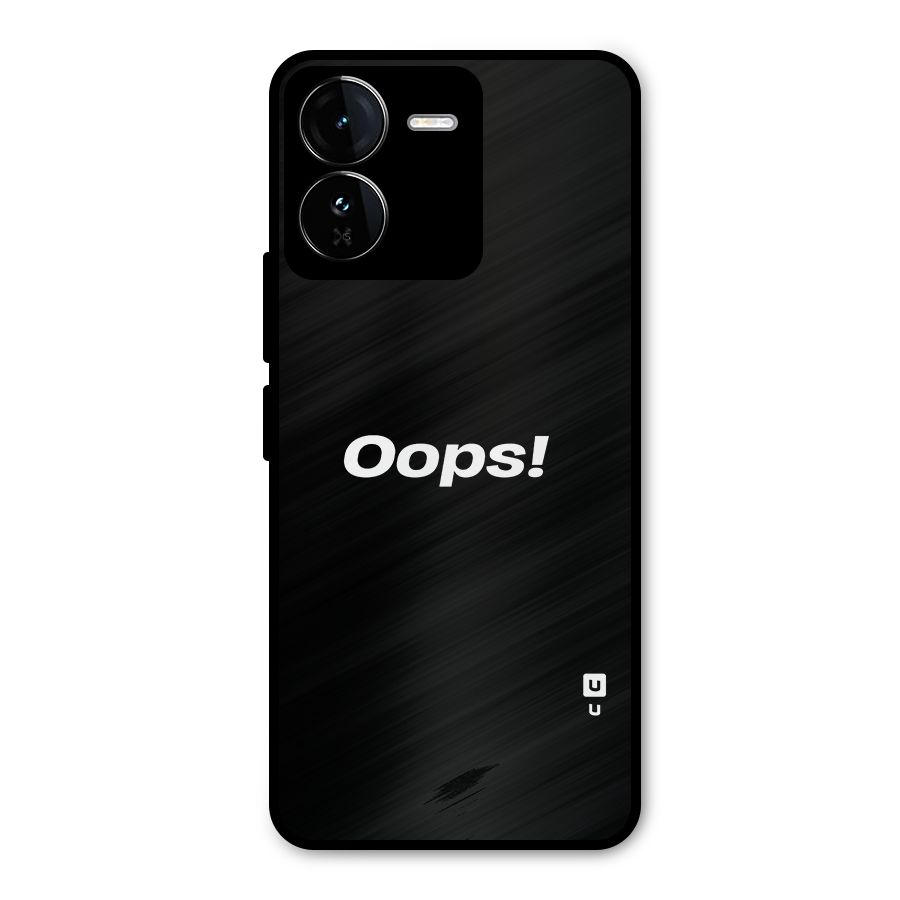 Just Oops Metal Back Case for iQOO Z9