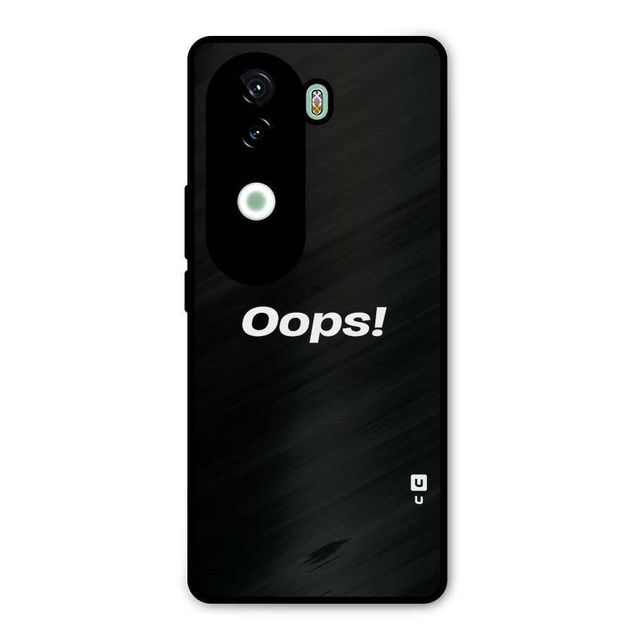 Just Oops Metal Back Case for iQOO Z9s