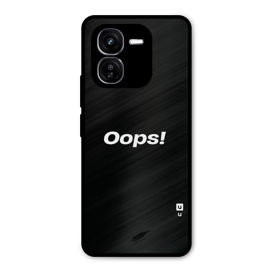 Just Oops Metal Back Case for iQOO Z9x