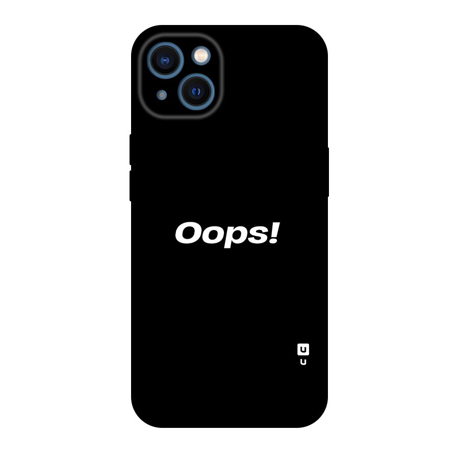 Just Oops Original Polycarbonate Back Case for iPhone 13