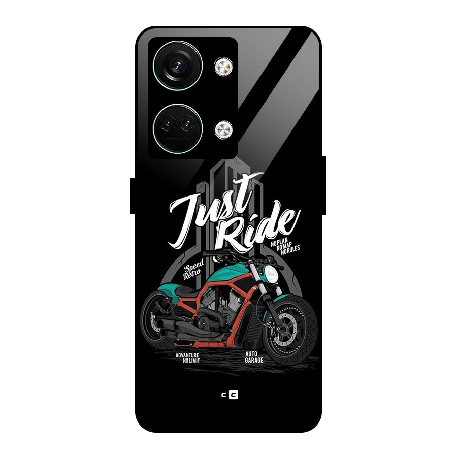 Just Ride Speed Glass Back Case for Oneplus Nord 3