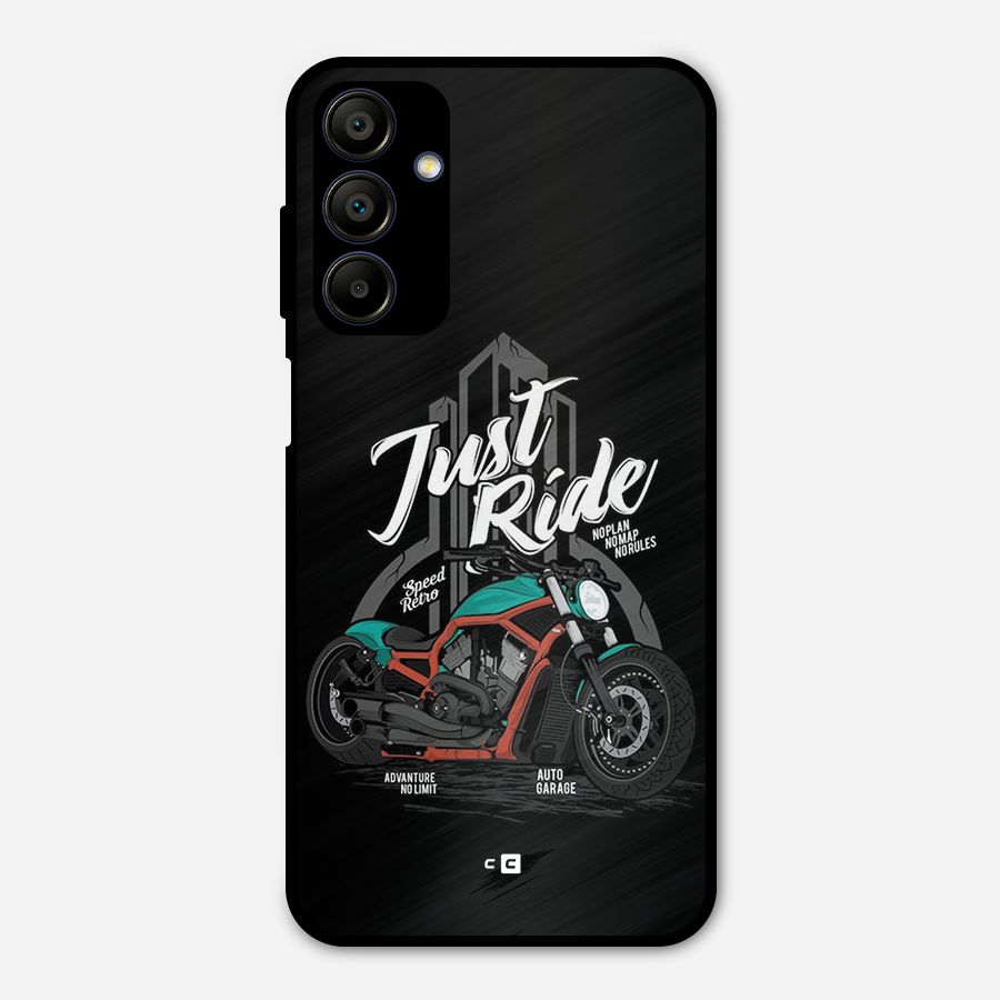 Just Ride Speed Metal Back Case for Galaxy A15 5G