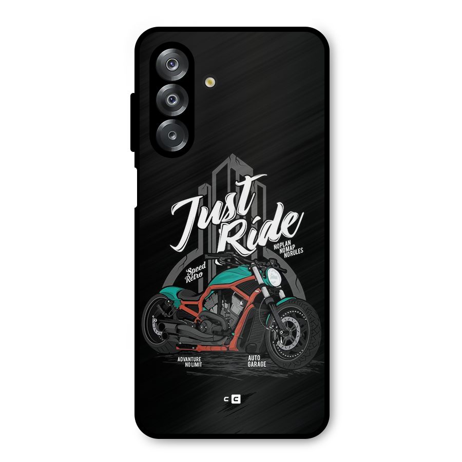 Just Ride Speed Metal Back Case for Galaxy A26