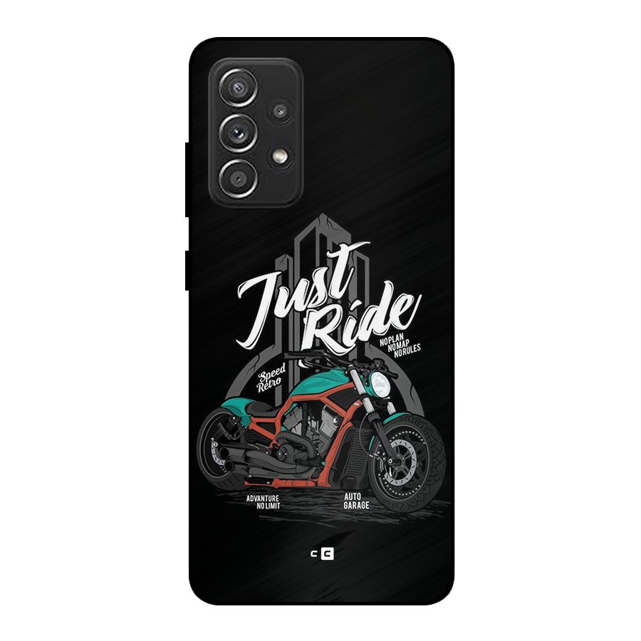 Just Ride Speed Metal Back Case for Galaxy A52s 5G