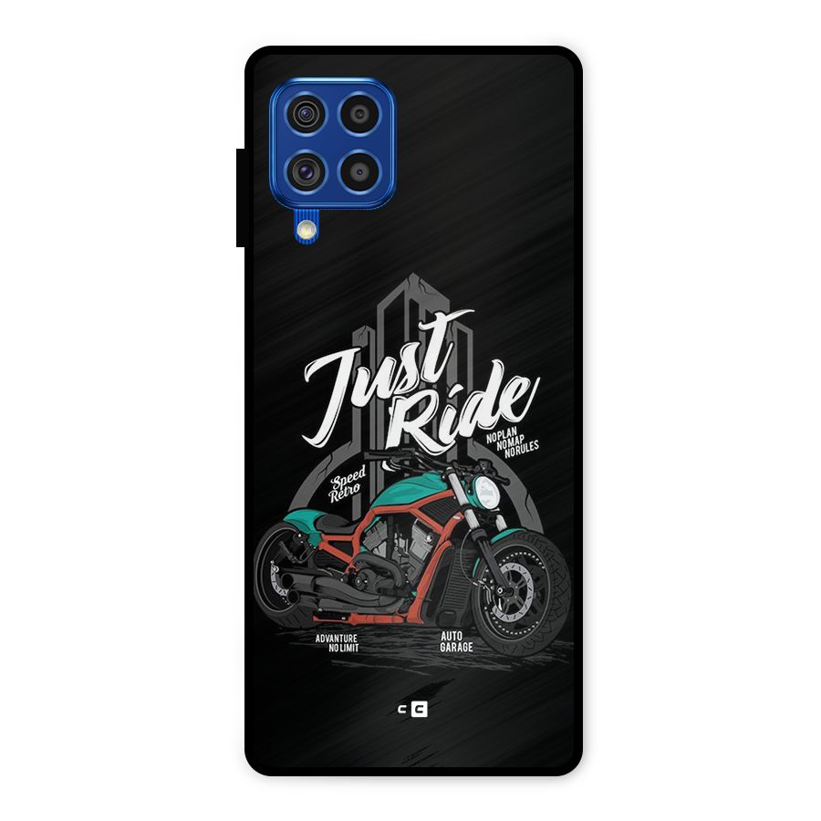 Just Ride Speed Metal Back Case for Galaxy F62