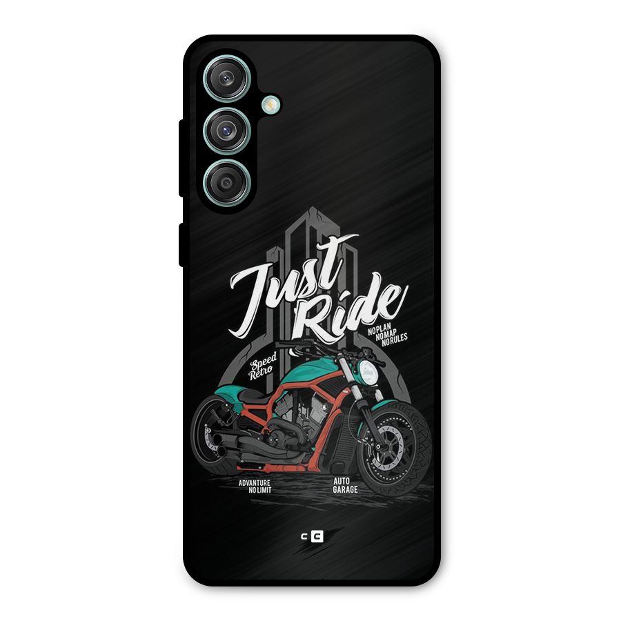 Just Ride Speed Metal Back Case for Galaxy M55 5G