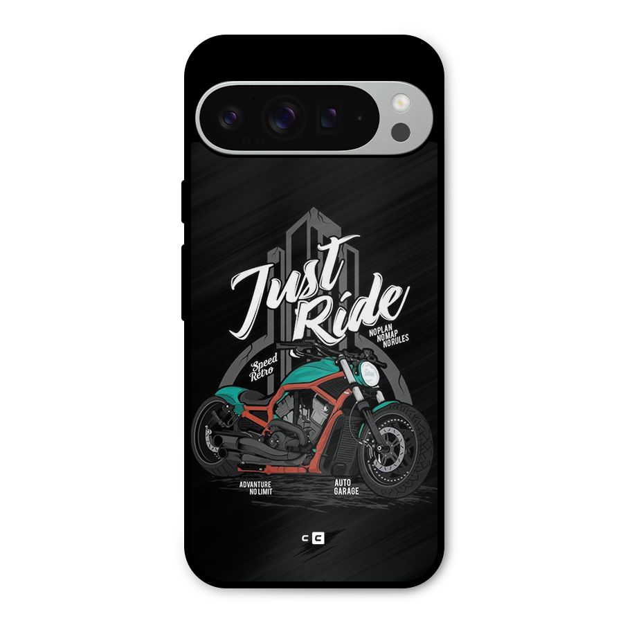 Just Ride Speed Metal Back Case for Google Pixel 9 Pro XL