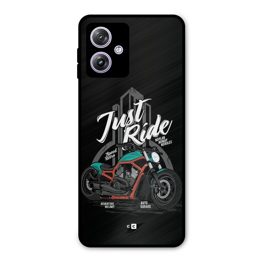 Just Ride Speed Metal Back Case for Moto G64