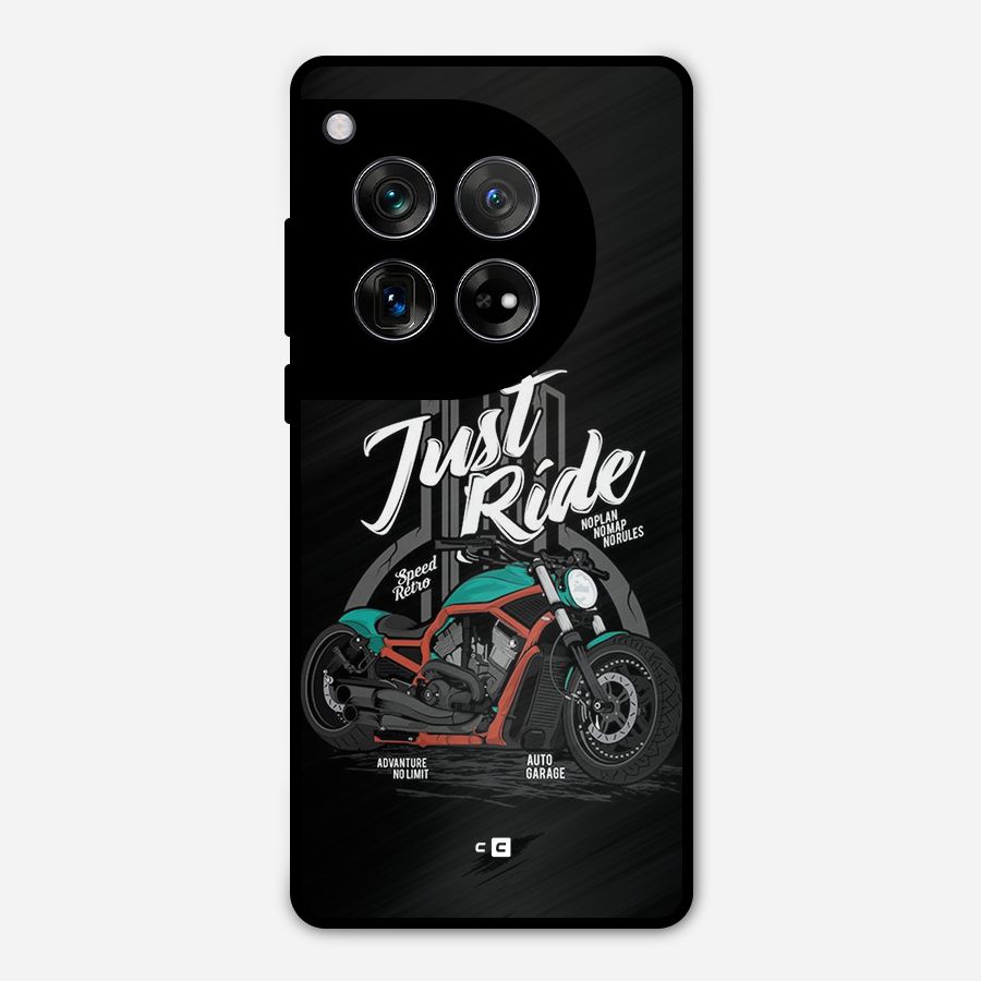 Just Ride Speed Metal Back Case for OnePlus 12