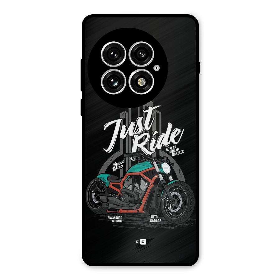 Just Ride Speed Metal Back Case for OnePlus 13