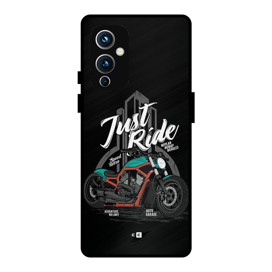 Just Ride Speed Metal Back Case for OnePlus 9