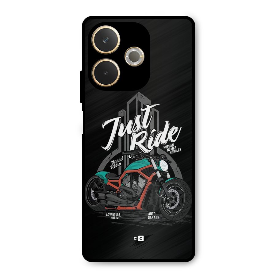 Just Ride Speed Metal Back Case for Oppo A5 Pro