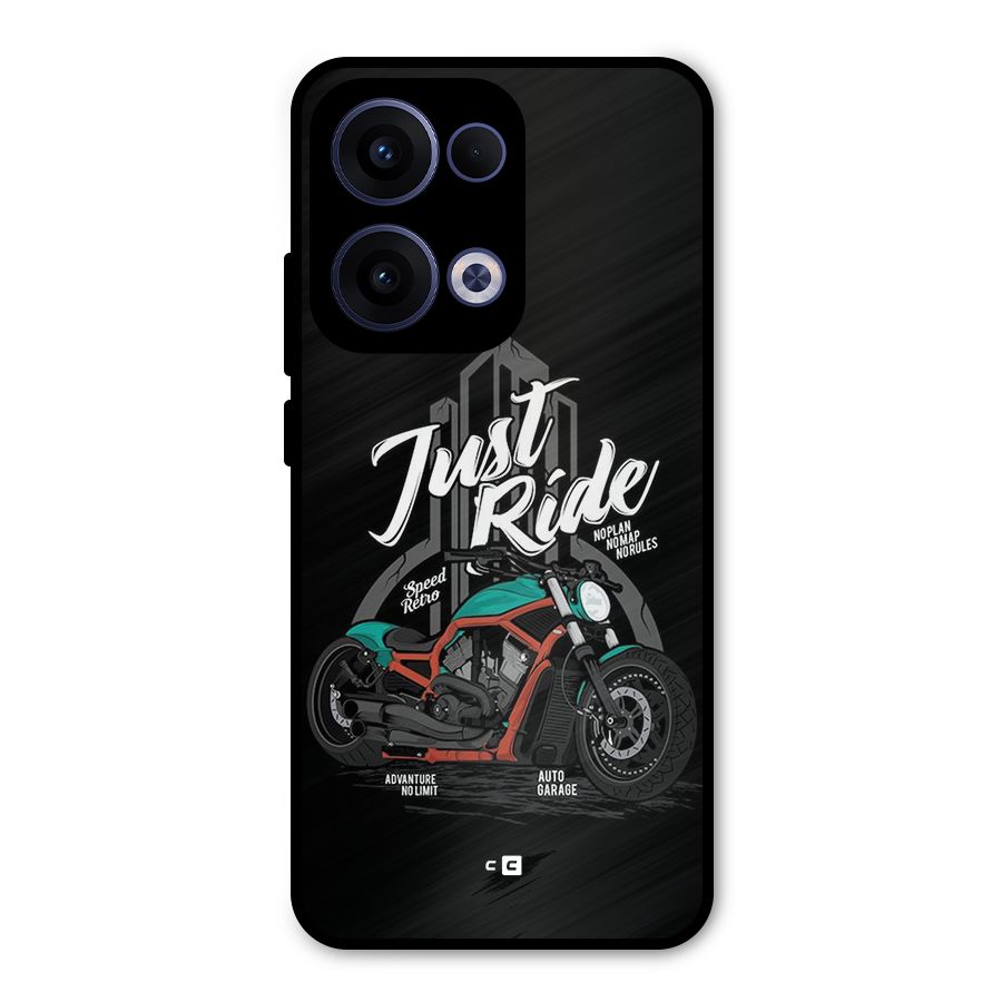 Just Ride Speed Metal Back Case for Oppo Reno13