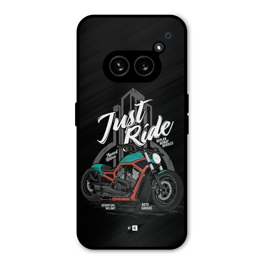 Just Ride Speed Metal Back Case for Nothing Phone 2a