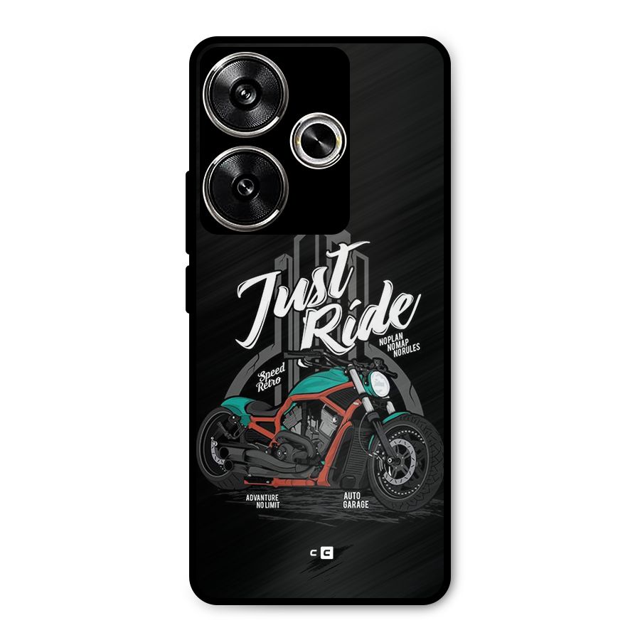 Just Ride Speed Metal Back Case for Poco F6