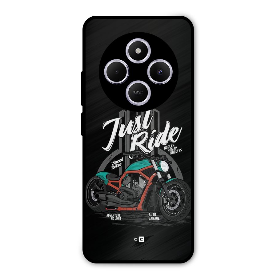 Just Ride Speed Metal Back Case for Poco M7