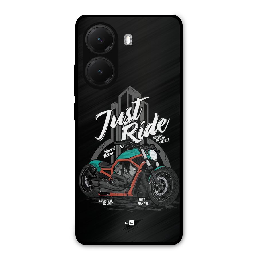 Just Ride Speed Metal Back Case for Poco X7 Pro