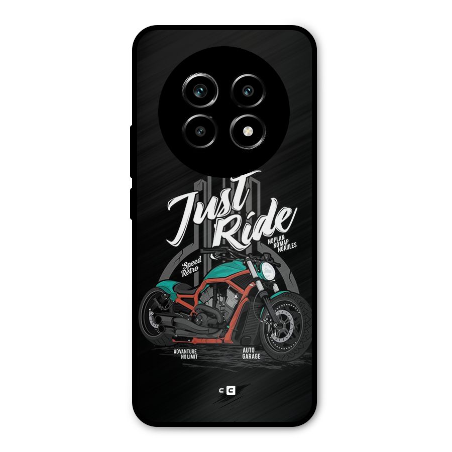 Just Ride Speed Metal Back Case for Realme 13 Pro