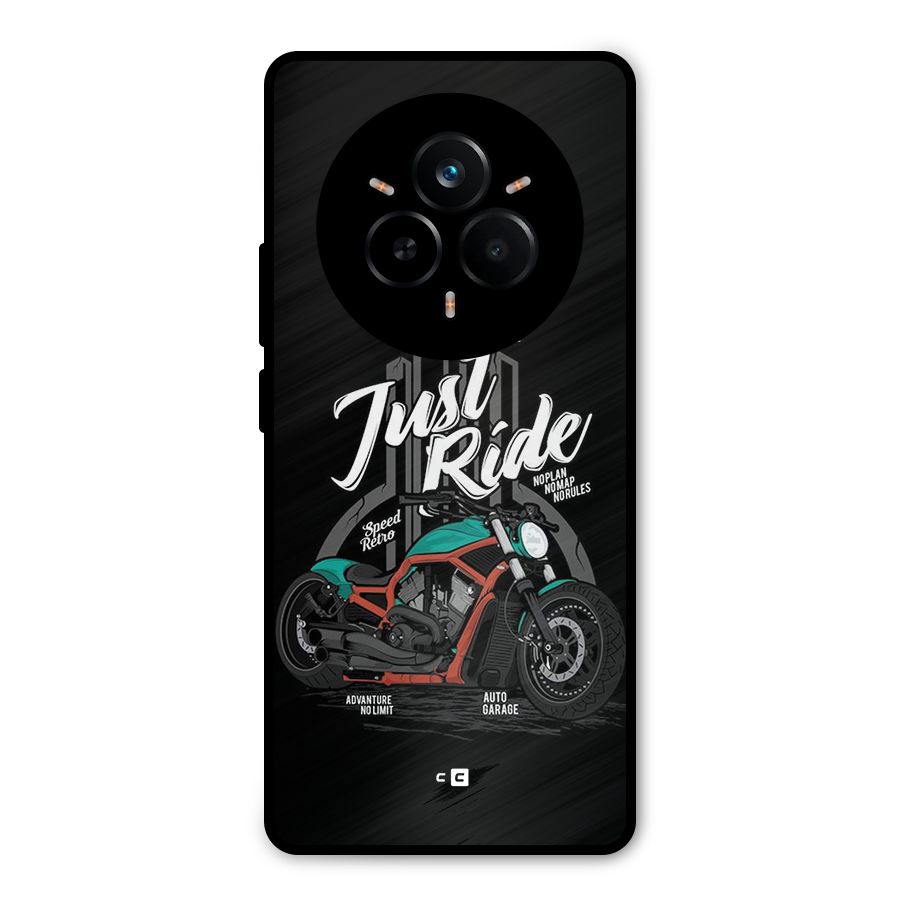 Just Ride Speed Metal Back Case for Realme 14 Pro