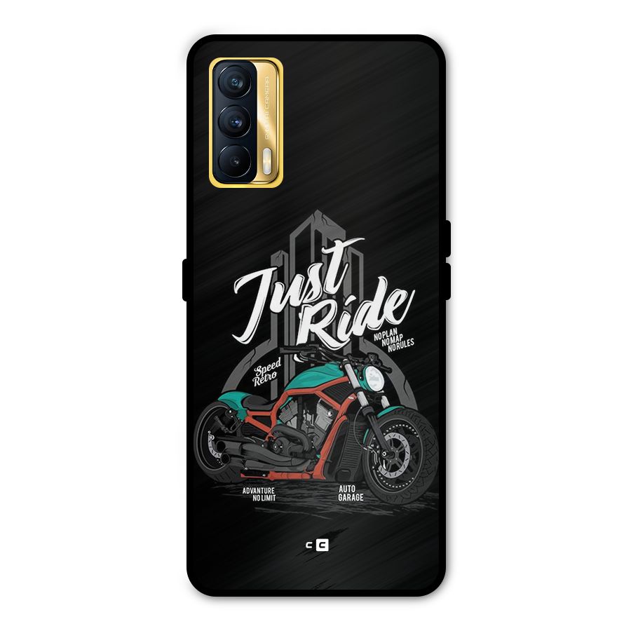 Just Ride Speed Metal Back Case for Realme X7