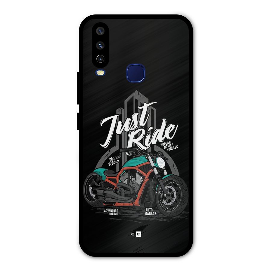 Just Ride Speed Metal Back Case for Vivo V17