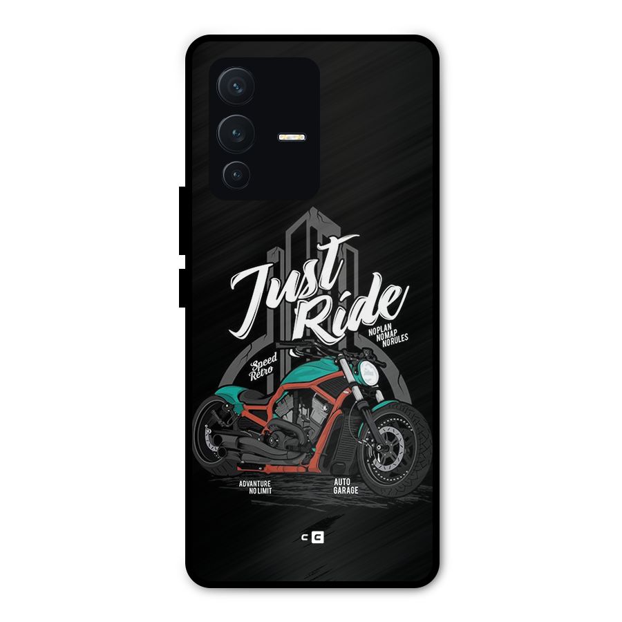 Just Ride Speed Metal Back Case for Vivo V23 Pro