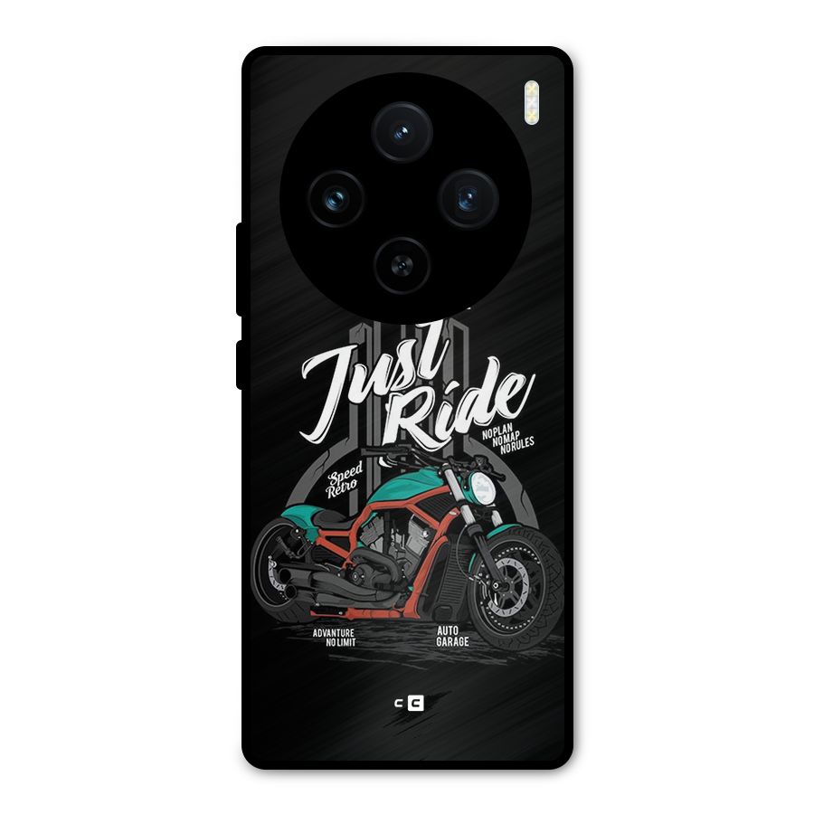 Just Ride Speed Metal Back Case for Vivo X100