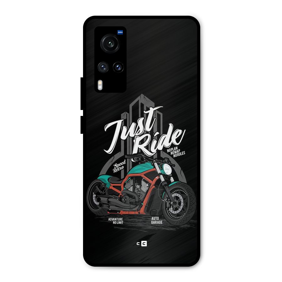 Just Ride Speed Metal Back Case for Vivo X60