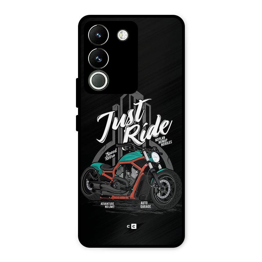 Just Ride Speed Metal Back Case for Vivo Y200